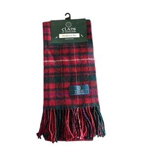 NWT Clans of Scotland Tartan Scarf One Size